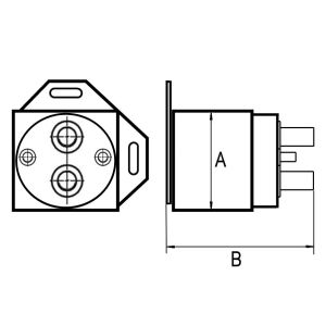 Interruptor solenoide, motor de arranque HC-CARGO F 032 133 857