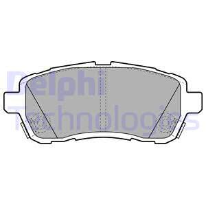 Bremsbelagsatz DELPHI LP2306, Vorne