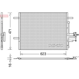 Condensator, airconditioning DENSO DCN33010
