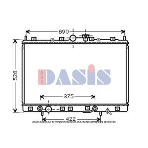 Motorkühler AKS DASIS 140062N