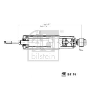 Amortecedor FEBI BILSTEIN 193118