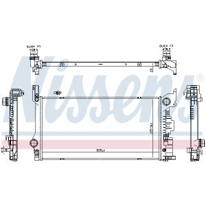 Kühler NISSENS NIS 606565