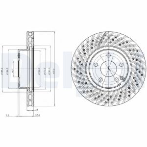 Disco de freno DELPHI BG3882
