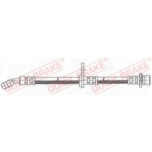 Tubo do travão flexível traseiro, esquerdo QUICK BRAKE QB58.906