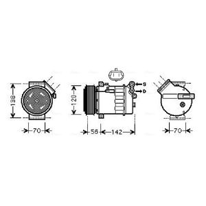 Compressor, ar condicionado AVA COOLING OLAK313