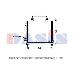 A/C-kondensor AKS DASIS 322027N