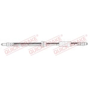Tubo do travão flexível traseiro, esquerdo QUICK BRAKE 42.908