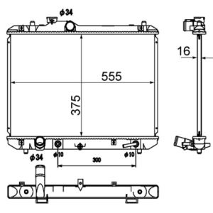 Arrefecedor do motor MAHLE CR 1870 000S