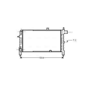 Arrefecedor do motor AVA COOLING OLA2074