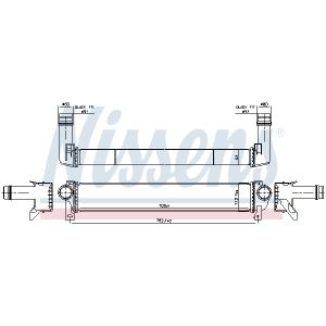 Ladeluftkühler NISSENS 961599