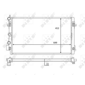 Kühler, Motorkühlung NRF 59056