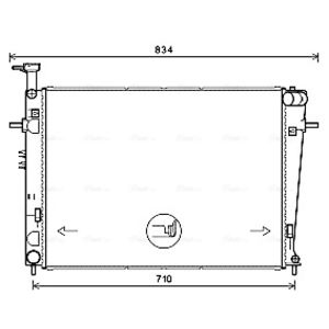 Motorkühler AVA COOLING HY2387