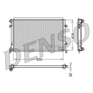 Radiador, refrigeración de motor DENSO DRM32016