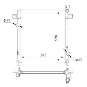 Kühler, Motorkühlung NRF 550037