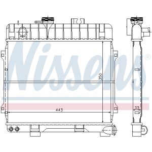 Kühler NISSENS NIS 60674