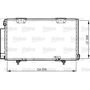 Condenseur (climatisation) VALEO 817803