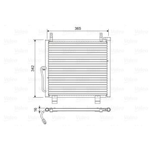 Condensor, airconditioning VALEO 822591