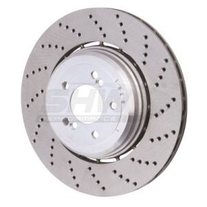 Disco de travão SHW BRR48081 atrás, ventilado, altamente carbonizado, 1 Peça