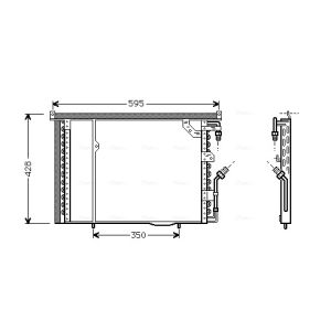 Condenseur, climatisation AVA COOLING MS5195