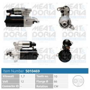 Motor de arranque MEAT & DORIA 5010469