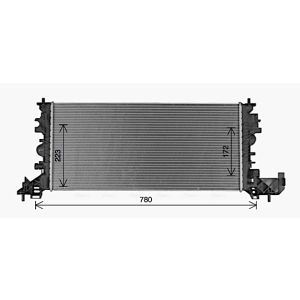 Motorkühler AVA COOLING OL2703