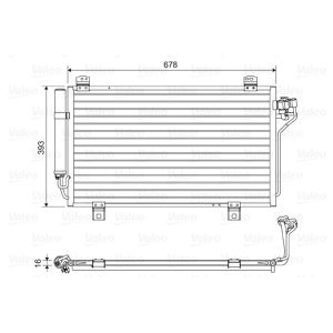 Lauhdutin, ilmastointilaite VALEO 814195
