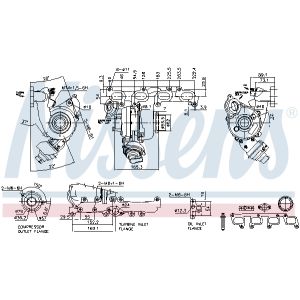 Turboahdin, ahtaminen NISSENS 93076