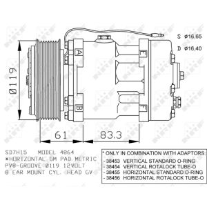 Compressor, airconditioner NRF 32286