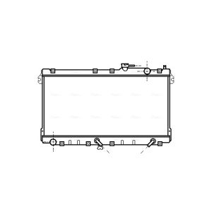 Arrefecedor do motor AVA COOLING MZ2094