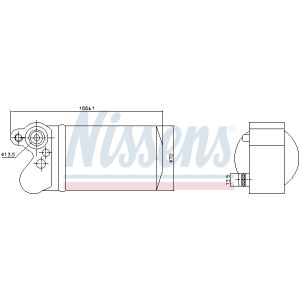 Kuivain, ilmastointilaite NISSENS NIS 95517