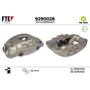 Pinça do travão de disco, traseiro FTE 9290028