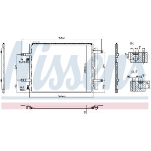 Condensatore, Climatizzatore NISSENS 941004