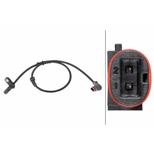 ABS-sensor HELLA 6PU 358 216-751