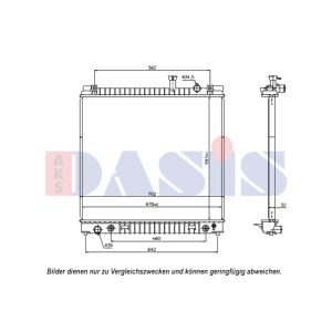 Motorkühler AKS DASIS 070166N