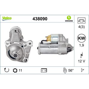 Starter VALEO ORIGINS NEW VALEO 438090