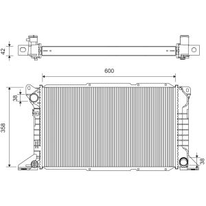 Motorkühler VALEO 731782