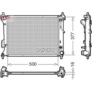 Arrefecedor do motor DENSO DRM41013