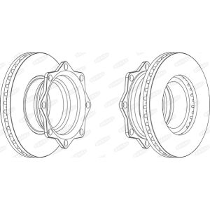 Bromsskiva BERAL BCR202A