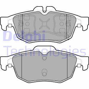 Set di pastiglie freno DELPHI LP2259, posteriore