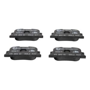 Conjunto de pastilhas de travão ATE 13.0460-5676.2, atrás