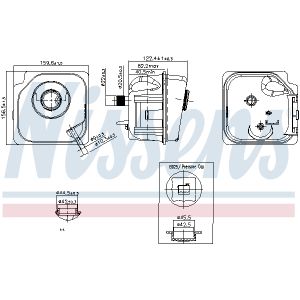 Depósito de compensación, refrigerante NISSENS 996206