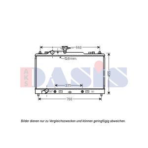 Motorkühler AKS DASIS 110080N
