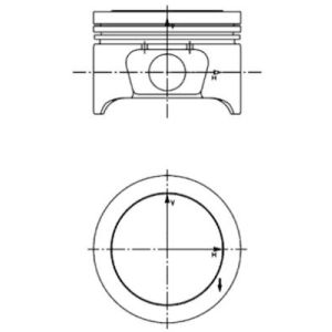 Pistão KOLBENSCHMIDT 40 161 600