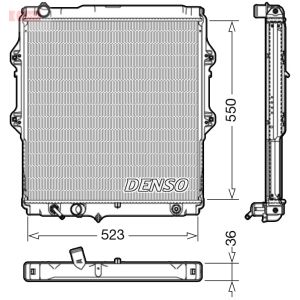 Arrefecedor do motor DENSO DRM50084