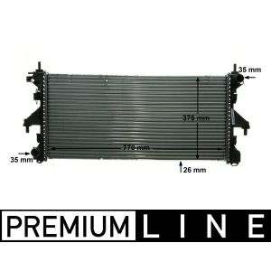 Arrefecedor do motor MAHLE CR 885 000P