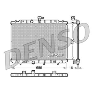Arrefecedor do motor DENSO DRM46009