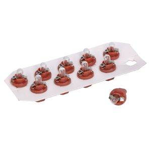 Lâmpada incandescente PHILIPS Standard PBX5 24V, 1,2W, 10 Peça