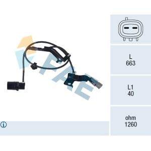 ABS-sensor FAE 78744