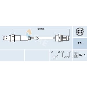 Sonde lambda FAE 77338