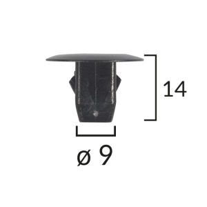 Clip ROMIX C60647, 10 Pezzo